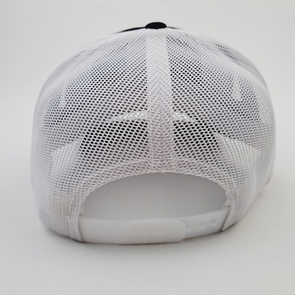 Harley Bar & Shield Richardson Snapback Baseball Cap Hat Black Embroidered - Picture 4 of 4